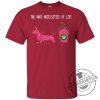 The Bare Necessities Of Life Dachshund Beverage Funny Gift Lover Dog Tee Shirt geekshirtus.com 1