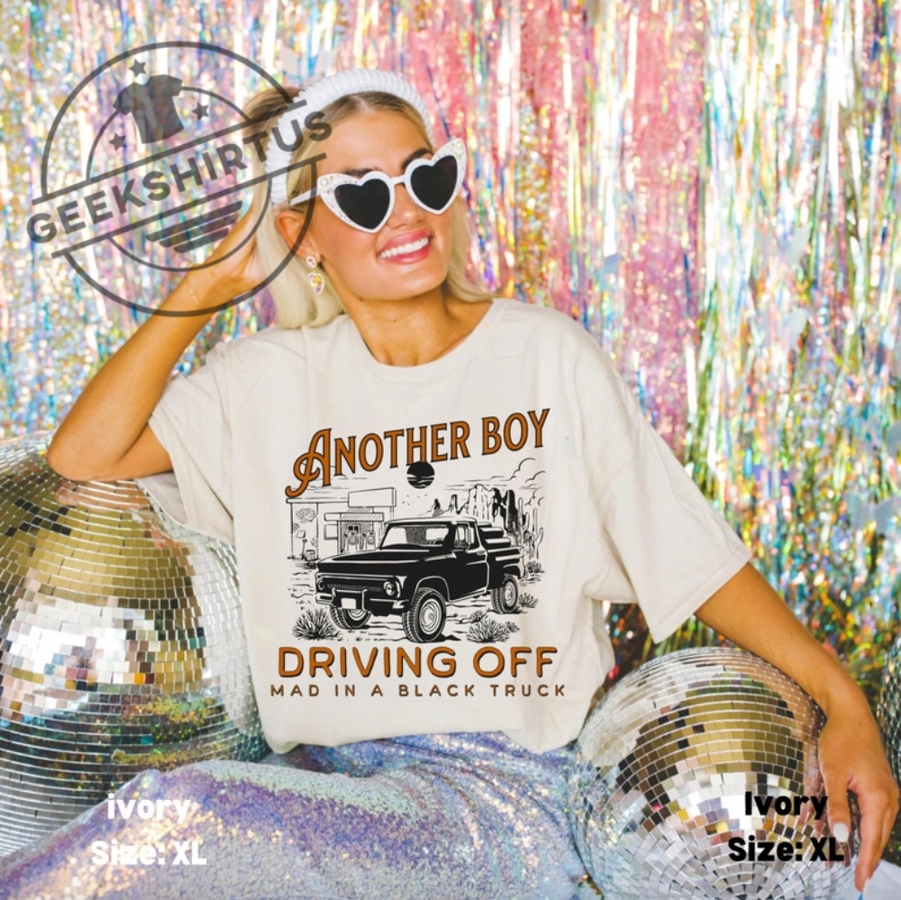 Boy Driving Off Mad Black Truck Shirt Kelsea Tshirt Is It Wrong To Take A Shot Healed Version Yeah Sure Okay Comfort Colors geekshirtus 1