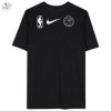 Brooklyn Nets Teamissued Black Black History Month Short Sleeve Shirt From The 202324 Nba Season geekshirtus 1 1