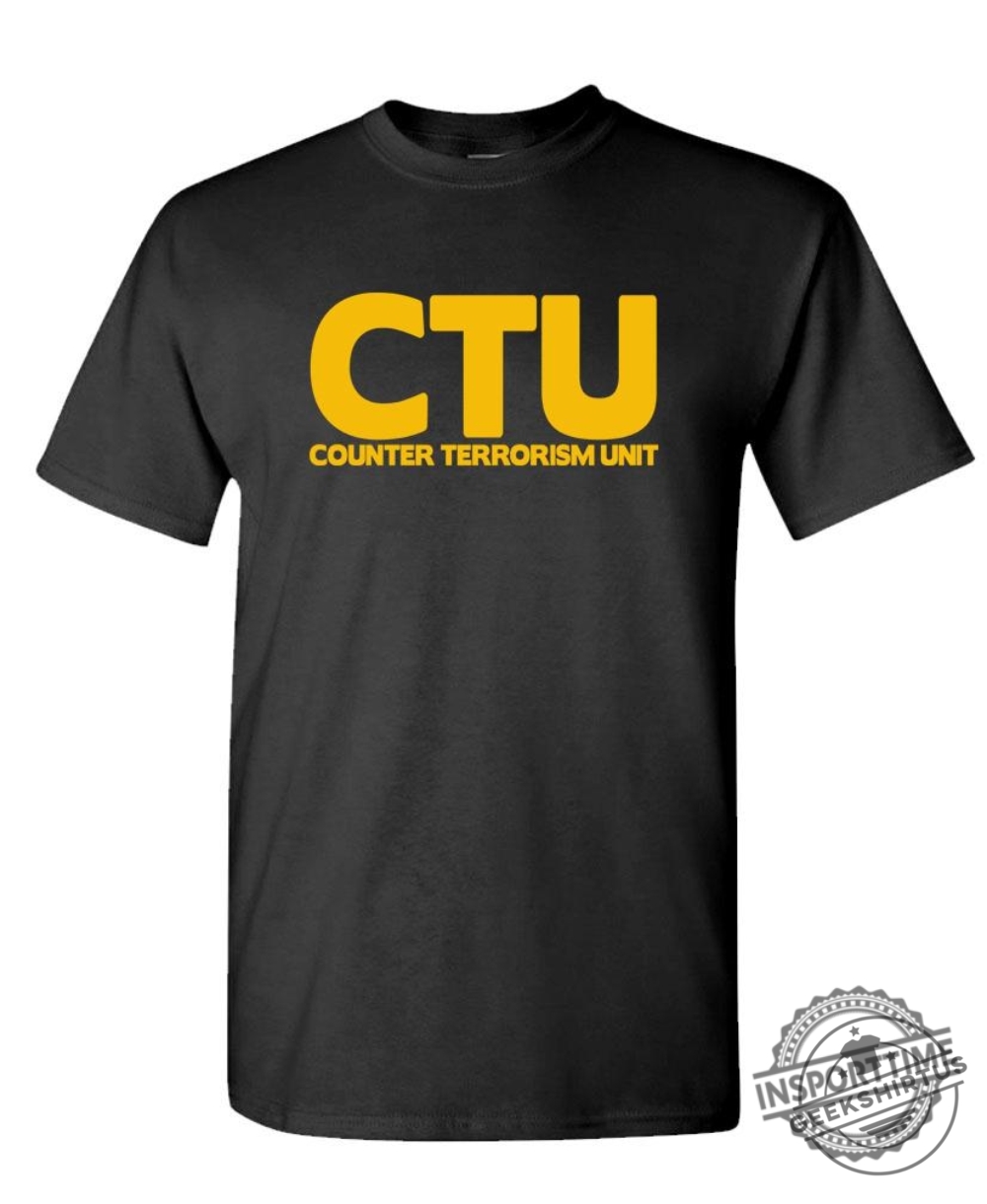 Ctu  Emergency Novelty Duty Terrorism  Unisex Cotton Tshirt Tee Shirt