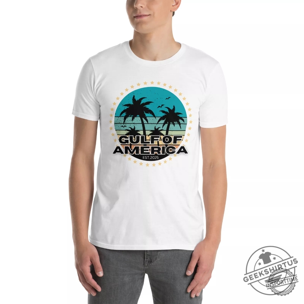 American Star Gulf Of America Sunset Est. 2025 Shortsleeve Unisex Tshirt