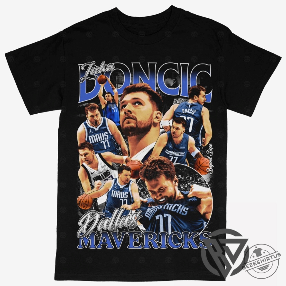 Luka Doncic Tee Shirt Dallas Mavericks Nba Basketball geekshirtus 1