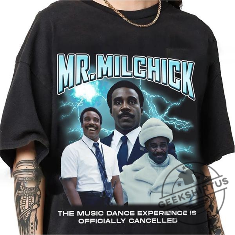 Mr. Milchick Severance Rap Tee  Retroinspired Fan Shirt