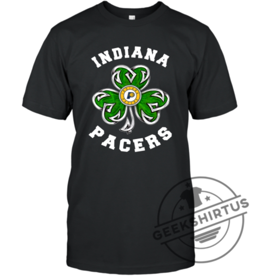 Nba Indiana Pacers Three Leaf Clover St Patricks Day Basketball Sports