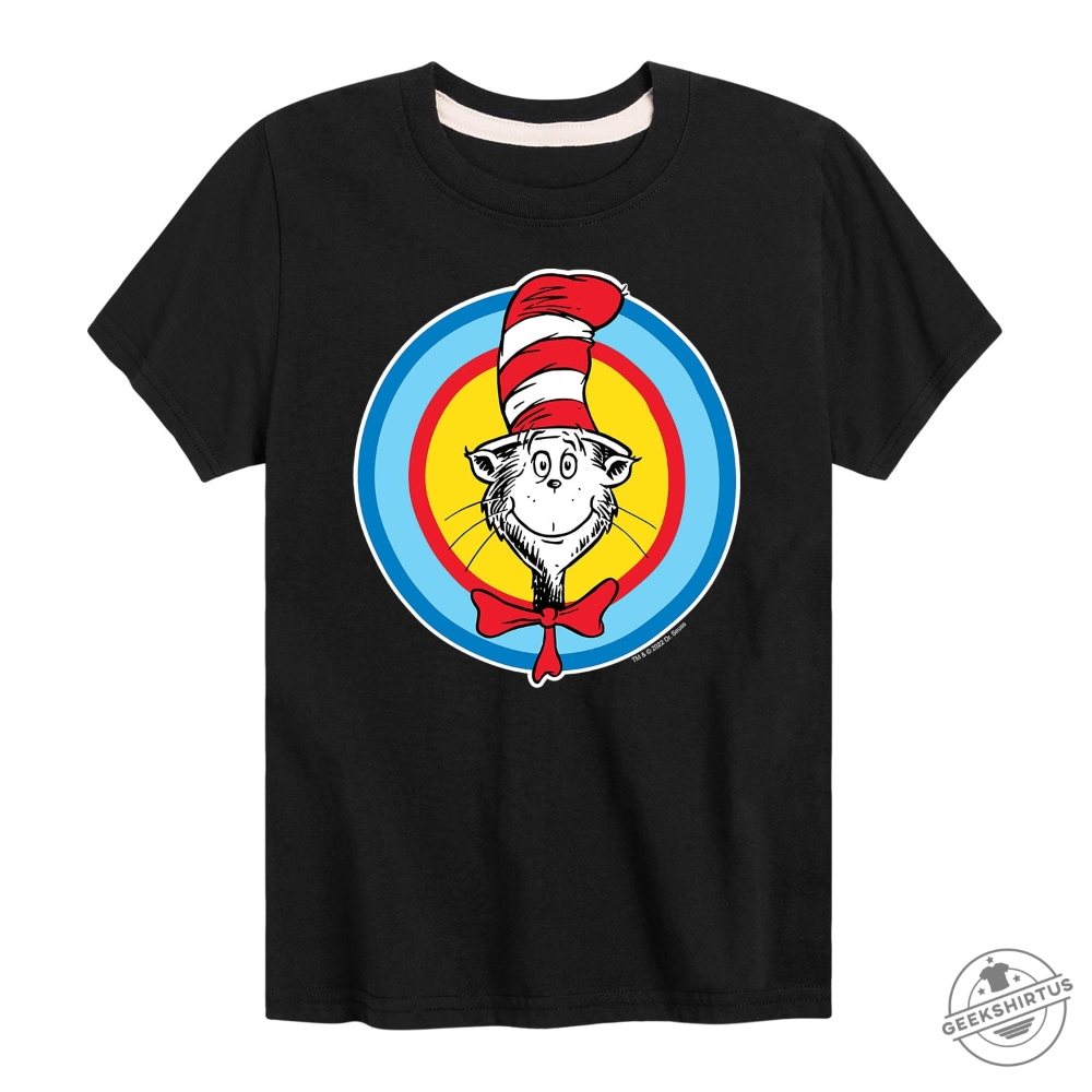 Dr. Seuss  Cat In Hat Smile  Toddler And Youth Short Sleeve Graphic Tshirt