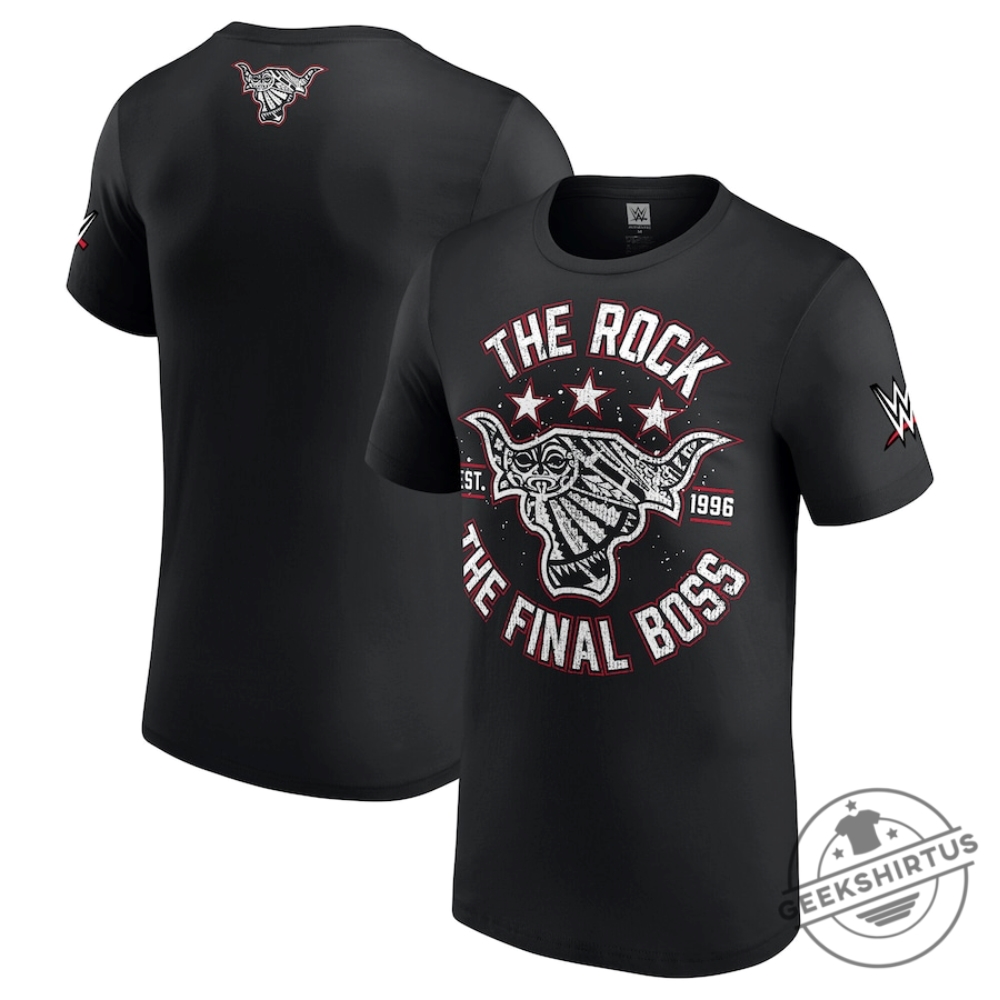 Wwe The Rock Final Boss Brahma Tshirt