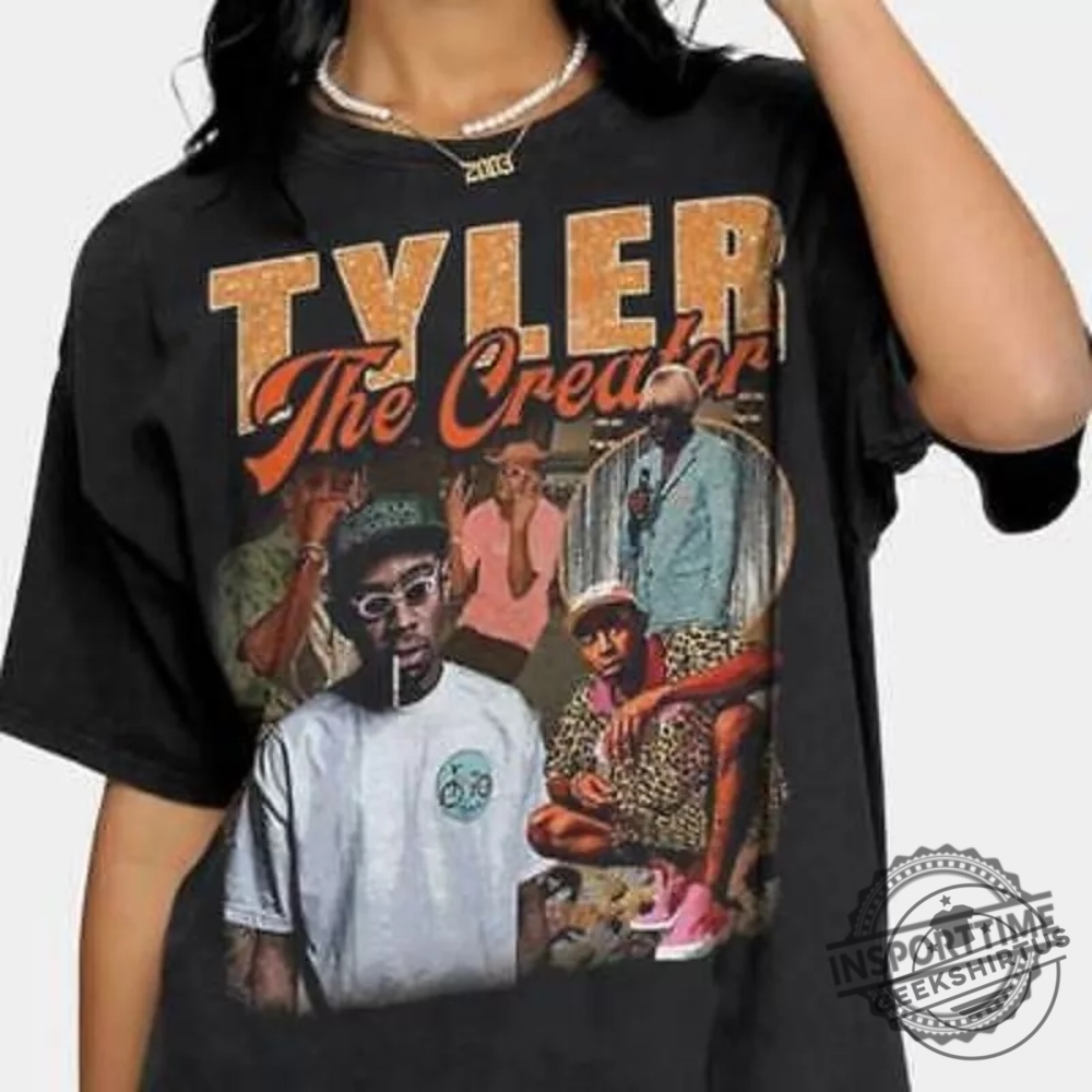 Tyler The Creator Shirt Tyler The Creator Flower Boy Rap Tee geekshirtus 1 1