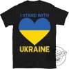 I Stand With Ukraine Support Ukrainian American Usa Flag Shirt I Love Ukraine Shirt Ukraine Flag Tshirt geekshirtus 1 1