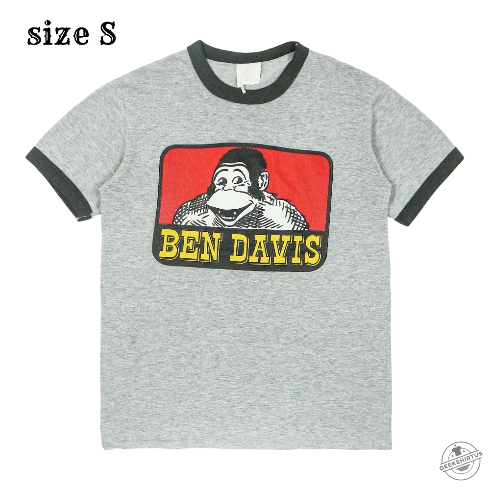 Vintage Ben Davis Usa Big Logo Ringer Tshirt