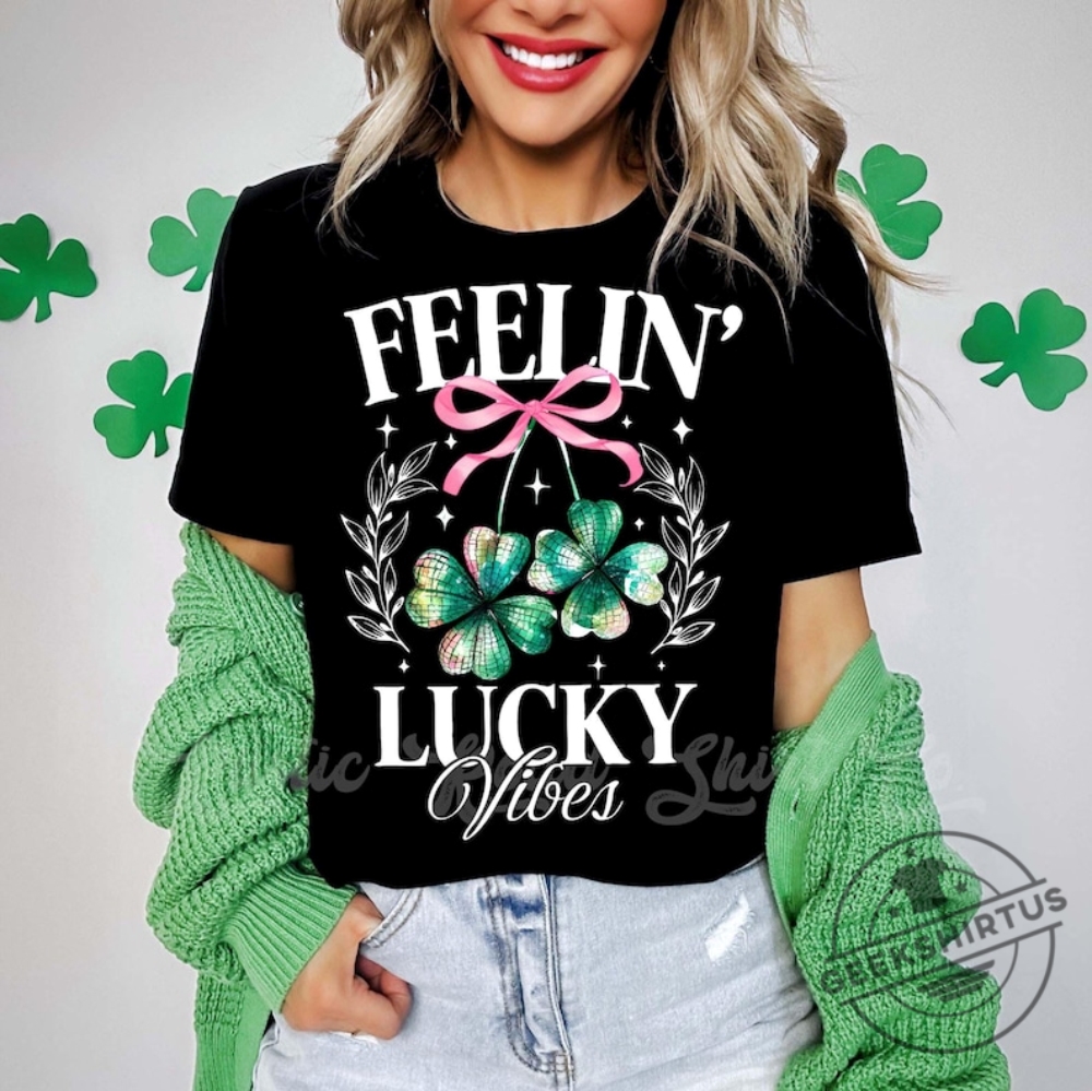 St Patricks Day Shirt Lucky Shirt Toddler St Patricks Day Shirt Feeling Lucky Vibes Shirt