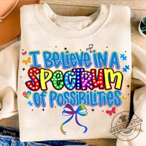 I Belive In A Spectrum Of Possibilities Png Retro Autism Bow Png Special Education Png Autistic Spectrum Neurodivergentautism Awareness geekshirtus 1