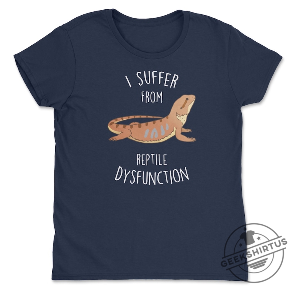 Bearded Dragon Shirt Women Men Tshirt Pet Reptile Lover Gift Funny Lizard Tshirt Cute Reptile Dysfunction Tee Beardie Mom Dad