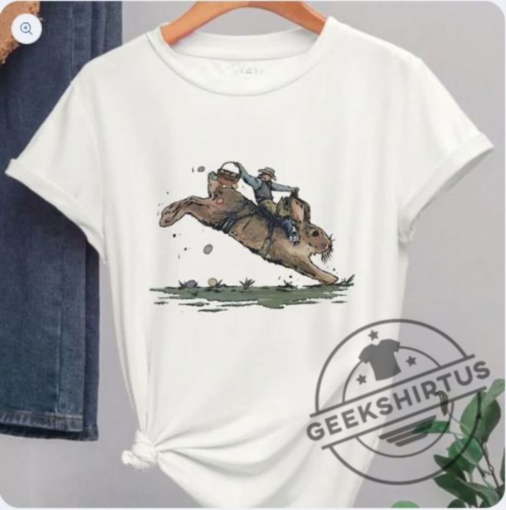 Bucking Jack Rodeo Tshirt Western Cowboy Rancher Style geekshirtus 1