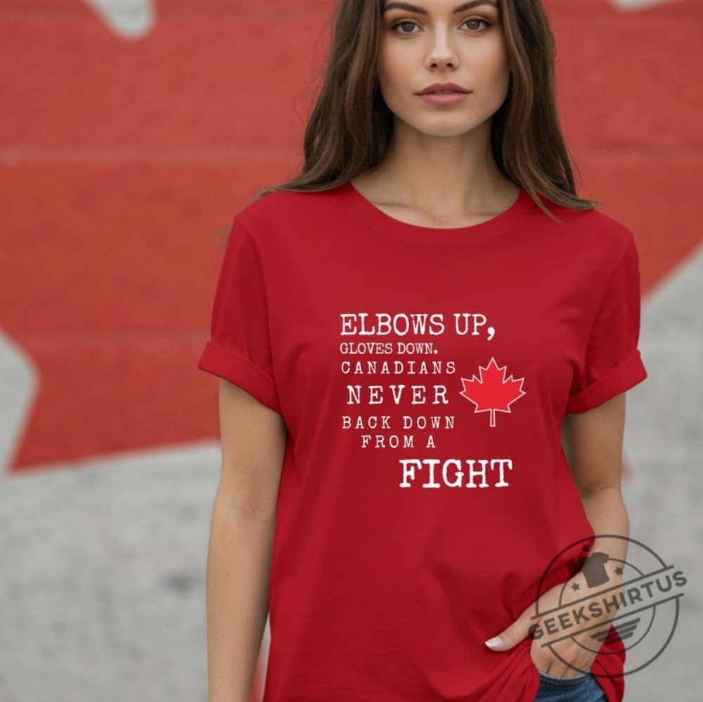 2025 Elbows Up Shirt Gift Support Canada Shirt Stand Strong Tee True North Tshirt