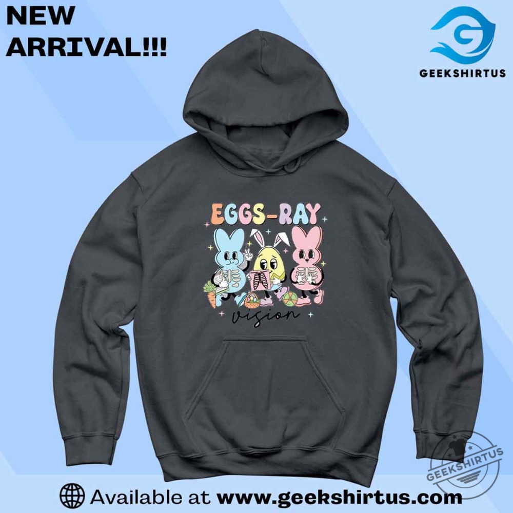 Eggs Ray Vision Nurse Tshirt Funny Easter Xray Tech Tee 5 Eggs Ray Vision Nurse T-Shirt – Funny Easter X-Ray Tech Tee