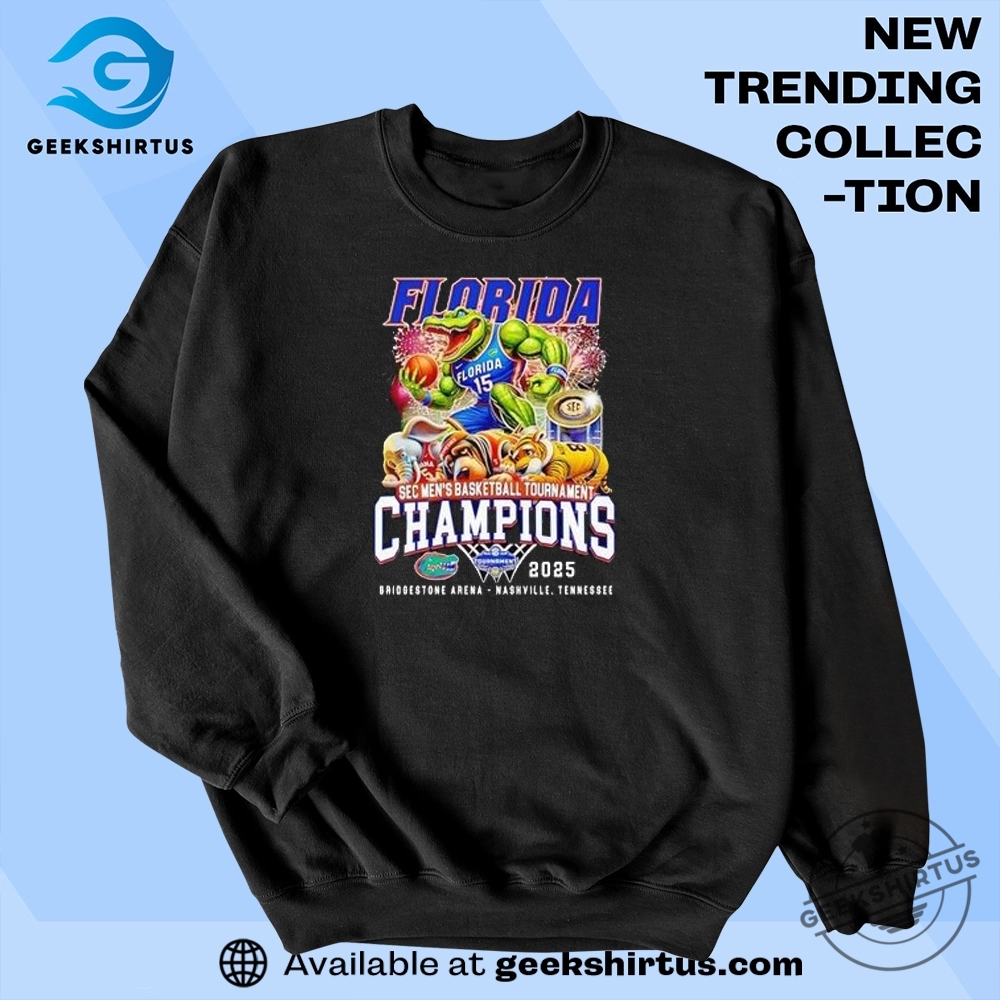 Florida Gators 2025 Sec Mens Basketball Tournament Champions Shirt Official Victory Tee 5 Hands Off April 5 2025 Protest Statement shirt