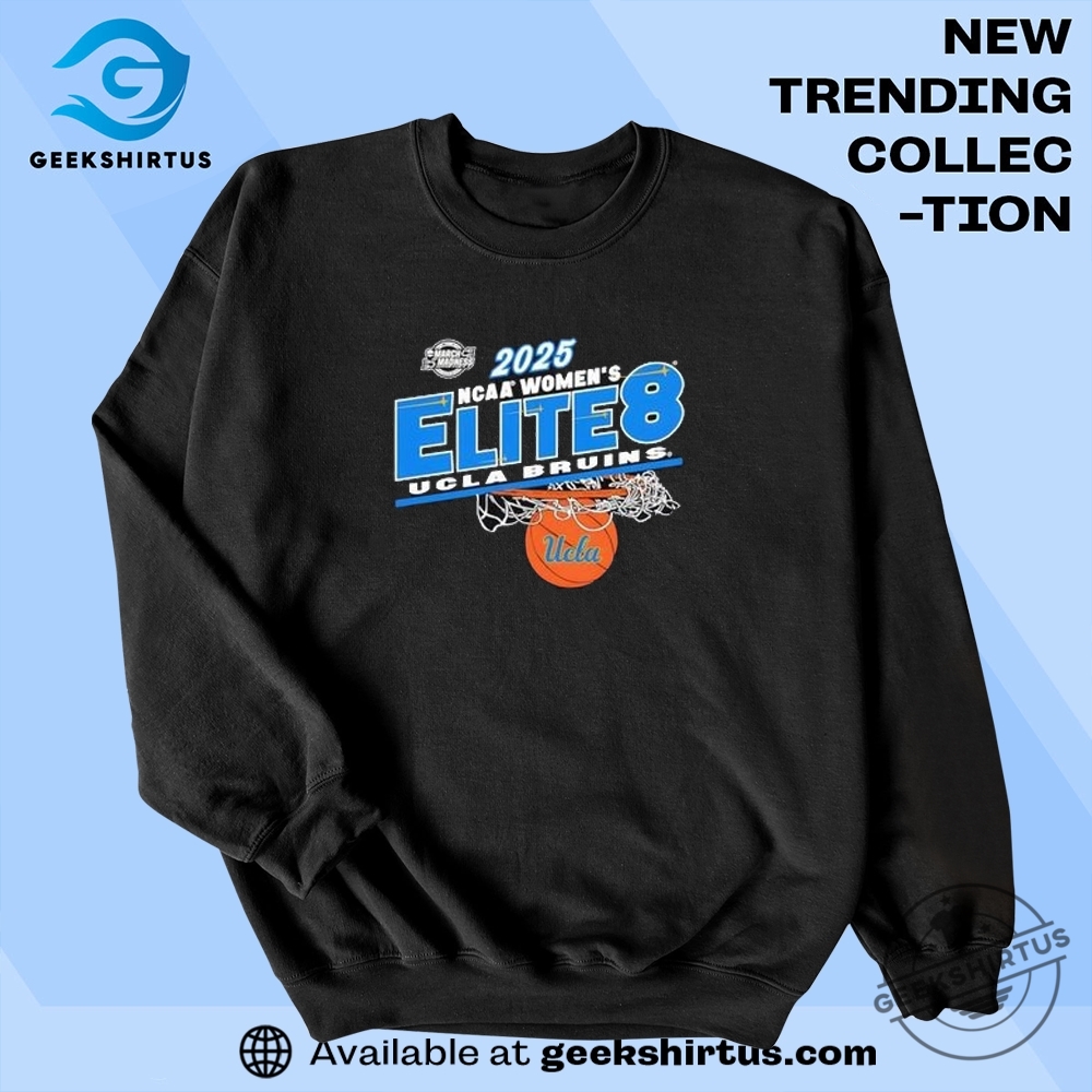 Ucla Bruins Elite 8 Bound 2025 Tshirt Celebrate Their Tournament Run 5 UCLA Bruins Elite 8 Bound 2025 T-Shirt – Celebrate Their Tournament Run