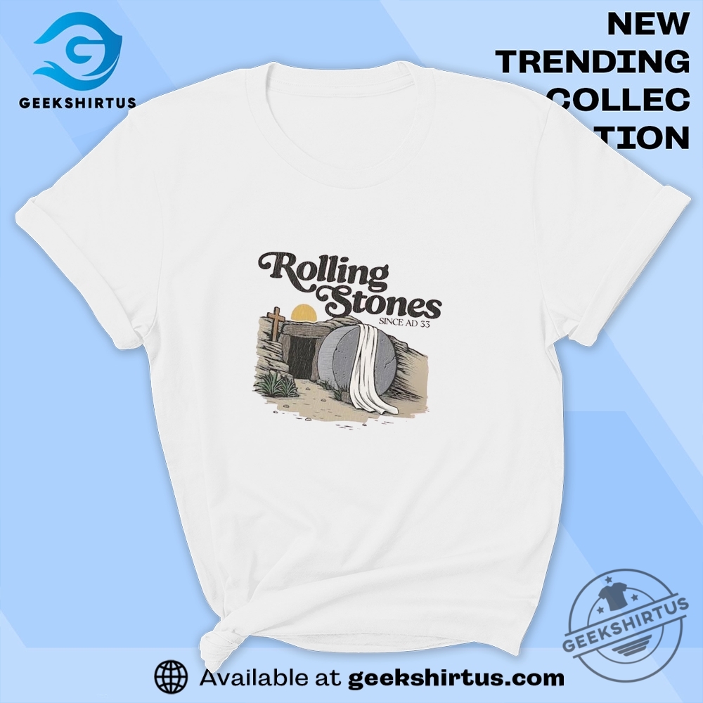 "Top Band and TV Mashup Tees: Trending Styles for True Fans" 3 Comfort Colors Rolling Stones Tshirt Trendy Easter Christian Graphic Tee With Vintage Vibes