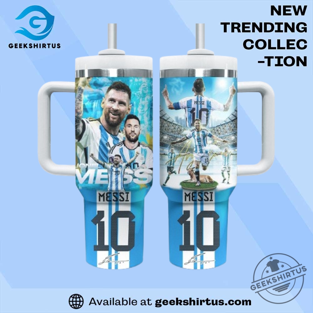 Messi Fan Tumbler 30Oz40oz Personalized Soccer Cup Gift For Him Or Her 3 Messi Fan Tumbler 30oz/40oz – Personalized Soccer Cup, Gift for Him or Her
