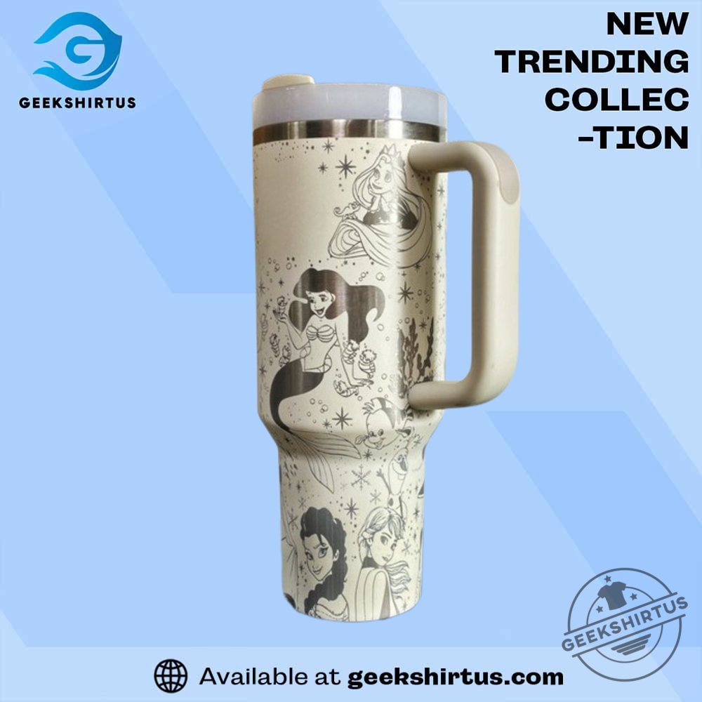 Magical Disney Princess Tumbler 40Oz Insulated Cup For Kids Adults Perfect Gift 7 Magical Disney Princess Tumbler 40oz – Insulated Cup for Kids & Adults, Perfect Gift