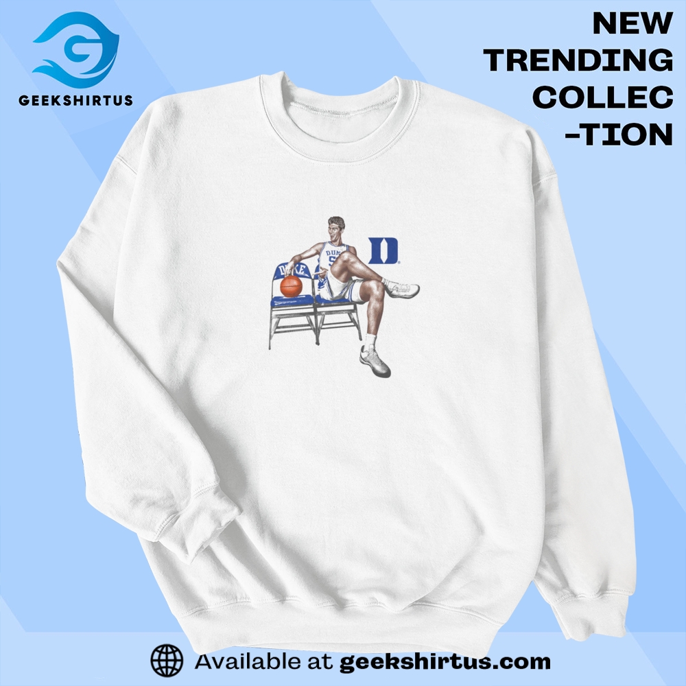 Duke White Portrait T Shirt Classic Graphic Tee 8 Duke White Portrait T Shirt Classic Graphic Tee