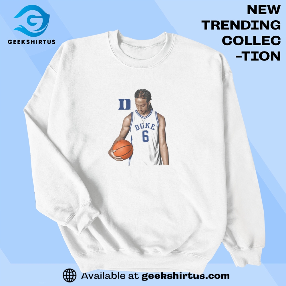 Duke White Graphic Tee Maliq Brown Portrait Design For Fans 8 Duke White Graphic Tee Maliq Brown Portrait Design for Fans