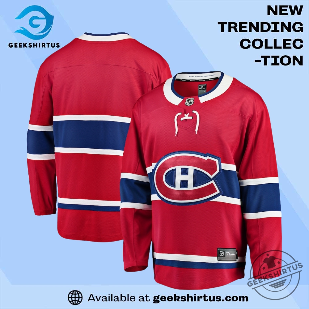 "Unique Themed Blankets: Marvel, Fortnite, Personalized, and More for You" 10 Montreal Canadiens Red Fanatics Breakaway Home Jersey