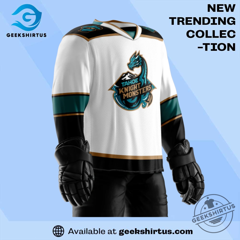White Tahoe Knight Monsters Replica Hockey Jersey
