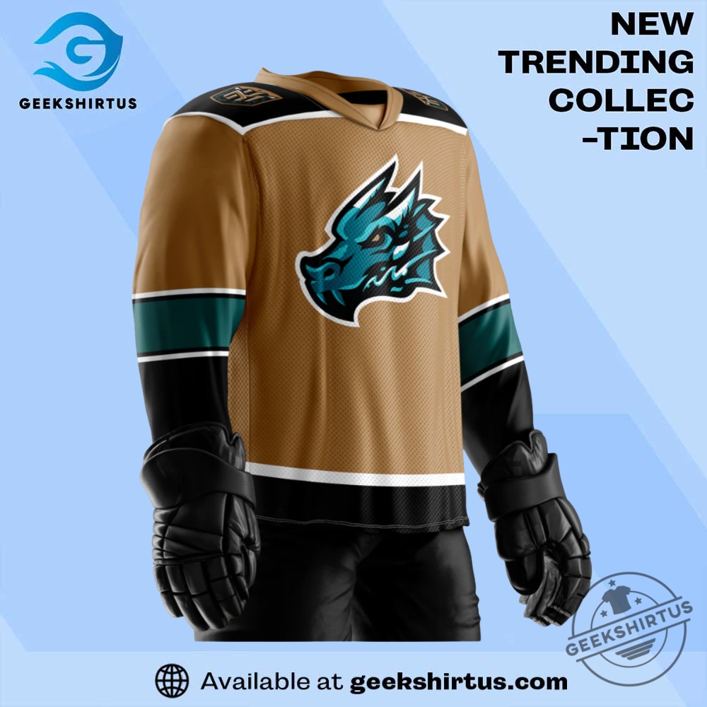 Gold Tahoe Knight Monsters Replica Hockey Jersey