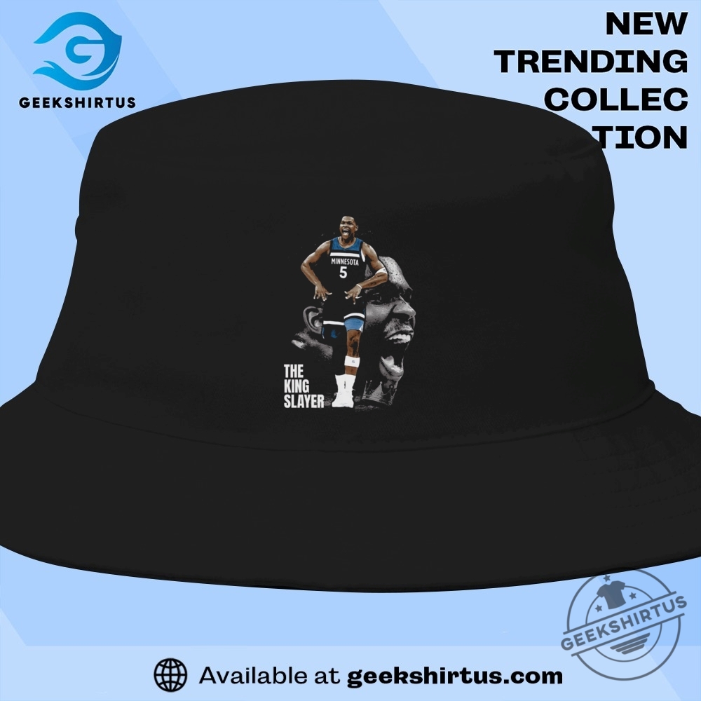 The King Slayer Anthony Edwards 2025 Playoff T Shirt 9 The King Slayer Anthony Edwards 2025 Playoff T Shirt