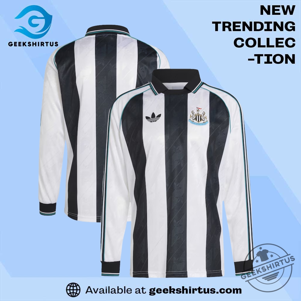"Top Newcastle United Jerseys: Home, Away, and Lifestyle Collection" 4 White Newcastle United Originals Lifestyler Jersey