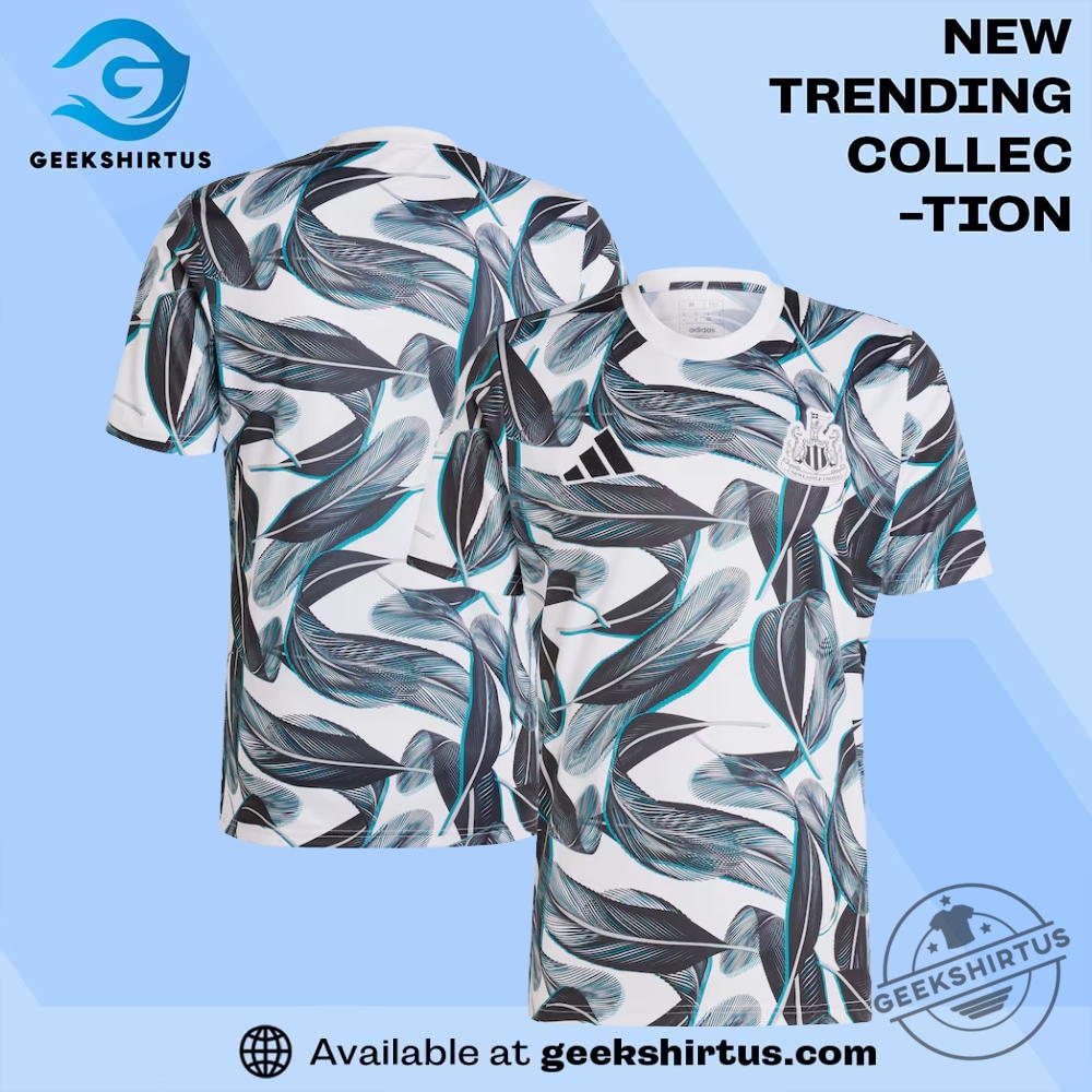 "Top Newcastle United Jerseys: Home, Away, and Lifestyle Collection" 5 Newcastle United White Pre Match Top