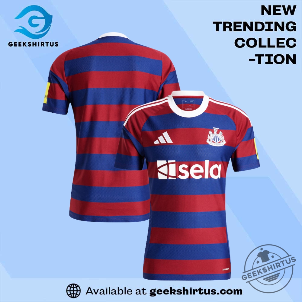 "Top Newcastle United Jerseys: Home, Away, and Lifestyle Collection" 6 Newcastle United Away Replica Jersey Burgundy