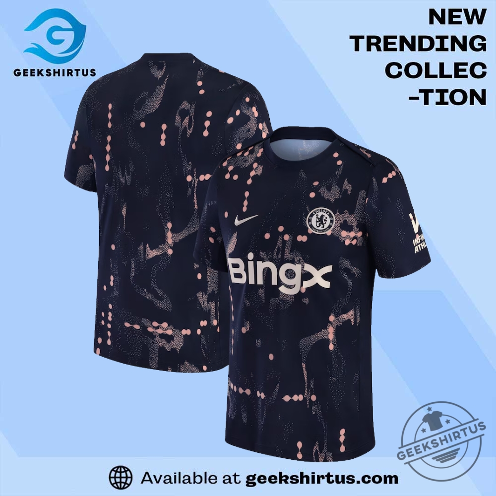 "Top Newcastle United Jerseys: Home, Away, and Lifestyle Collection" 9 Chelsea Blue Academy Pro Pre Match Top