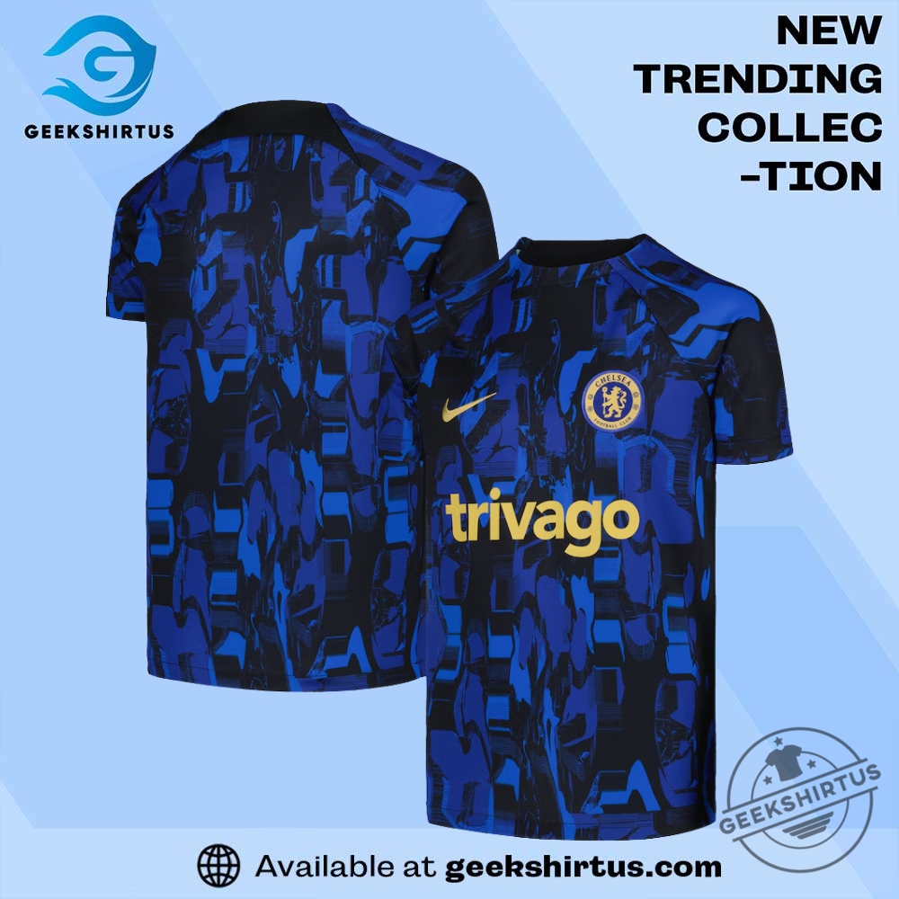 "Top Newcastle United Jerseys: Home, Away, and Lifestyle Collection" 10 Chelsea Blue Academy Pro Prematch Top
