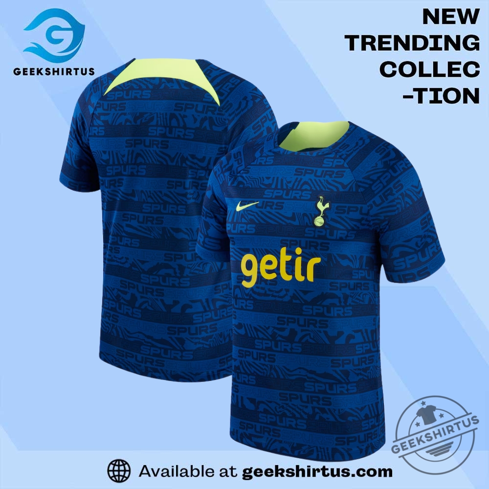 "Top Newcastle United Jerseys: Home, Away, and Lifestyle Collection" 19 Tottenham Blue Pre Match Raglan Top