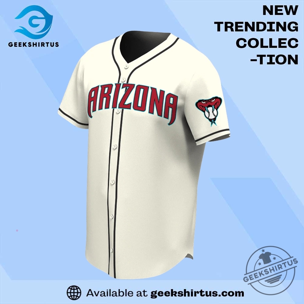 "Top Newcastle United Jerseys: Home, Away, and Lifestyle Collection" 26 Large Arizona Diamondbacks Dbacks Home Replica Jersey