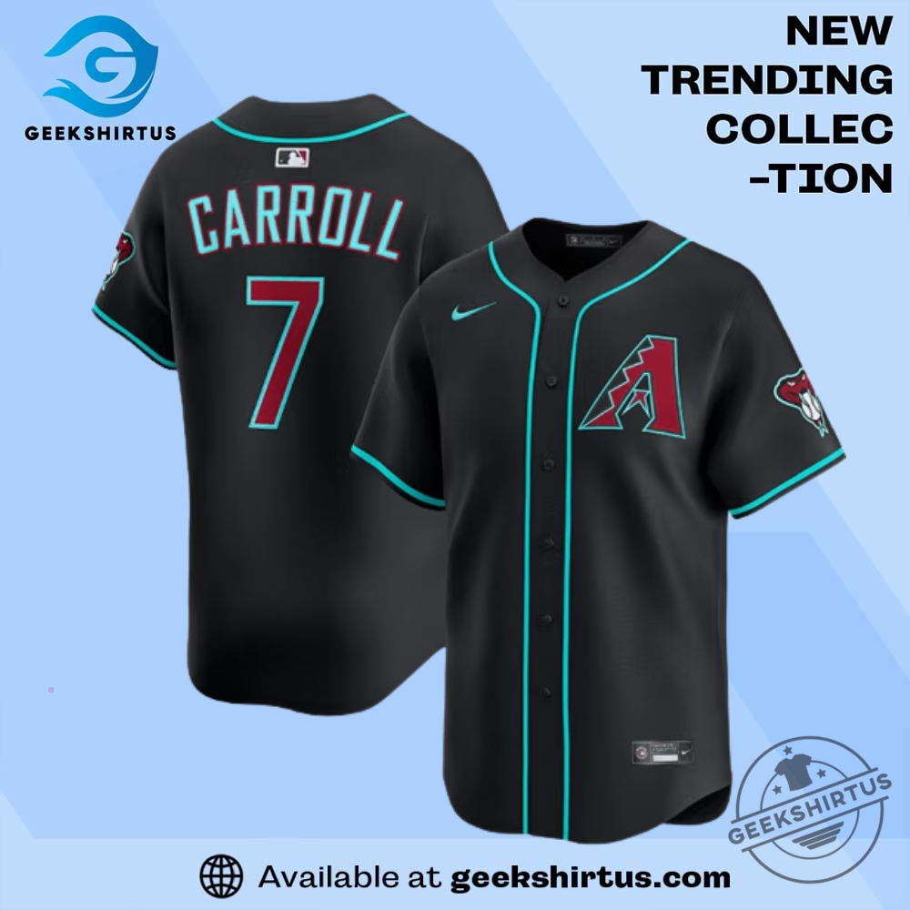 "Top Newcastle United Jerseys: Home, Away, and Lifestyle Collection" 27 Corbin Carroll Black Arizona Dbacks Alt Jersey