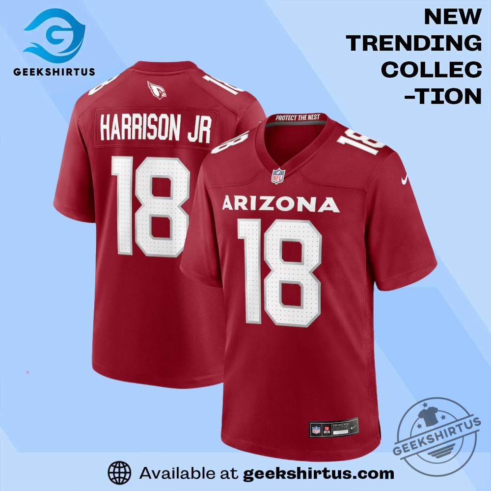 Marvin Harrison Jr Cardinals Player Game Jersey geekshirtus 1