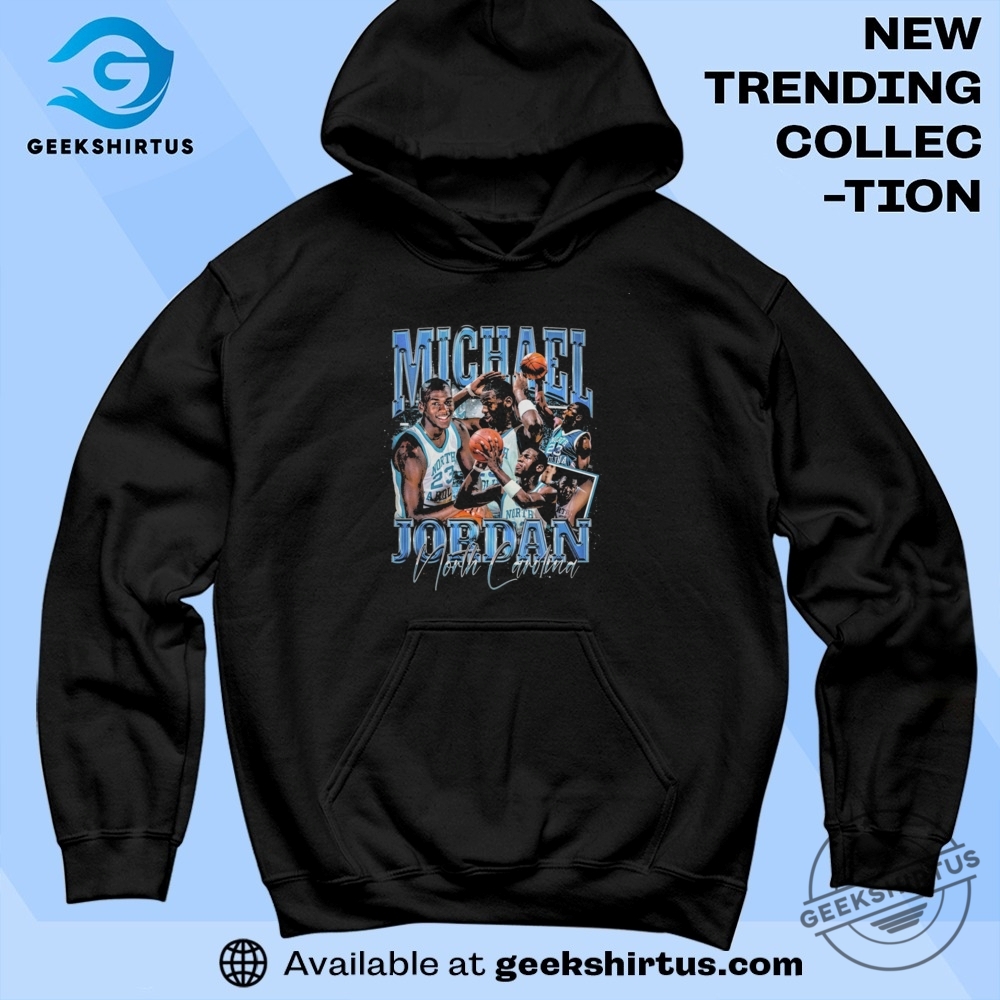 North Carolina Michael Jordan T Shirt 7 North Carolina Michael Jordan T Shirt