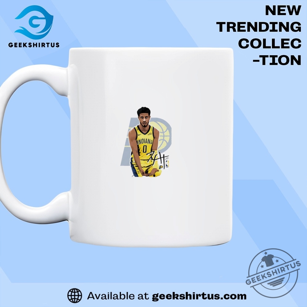 Tyrese Haliburton Pacers Name And Number T Shirt 8 Tyrese Haliburton Pacers Name And Number T Shirt