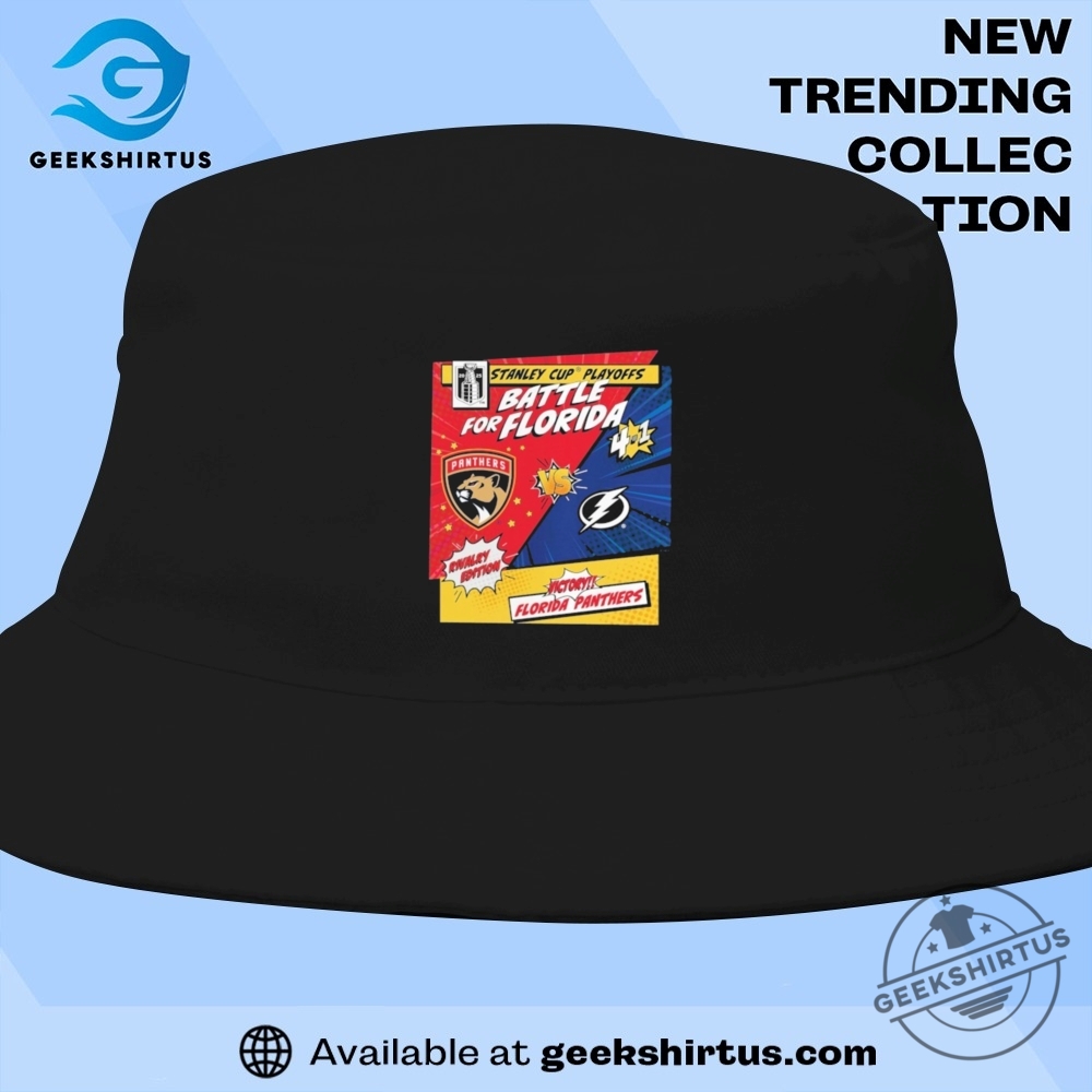 Stanley Cup Playoffs Panthers Vs Lightning Rivalry Comic Pop T Shirt 9 Stanley Cup Playoffs Panthers vs Lightning Rivalry Comic Pop T Shirt