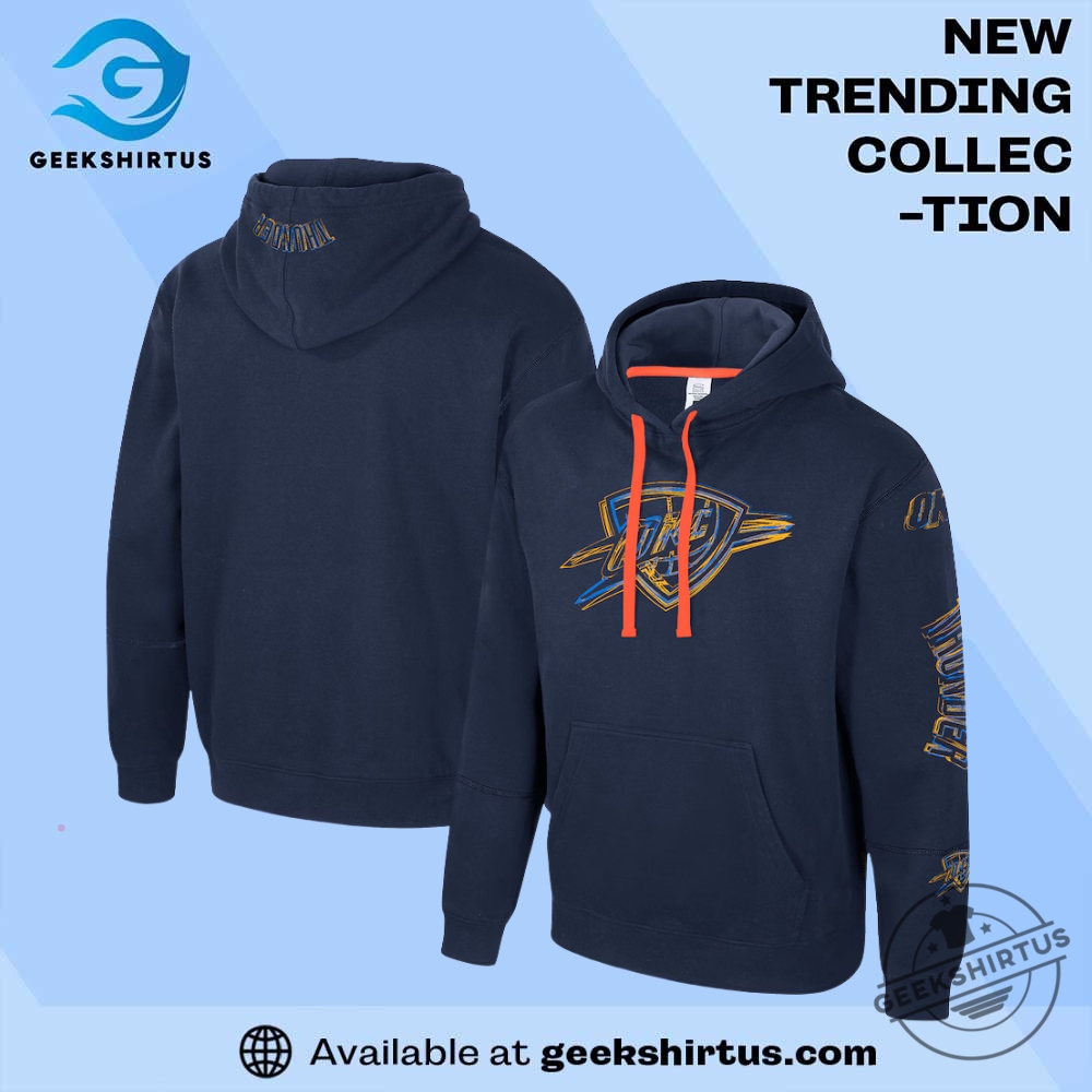 Oklahoma City Thunder Stadium Essentials Elementized Pullover Shirt geekshirtus 1