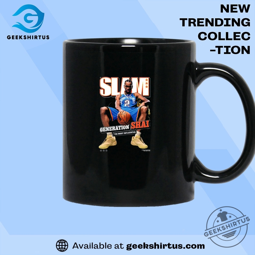 Oklahoma City Thunder Sga Slam Cover Graphic T Shirt 8 Oklahoma City Thunder SGA SLAM Cover Graphic T Shirt