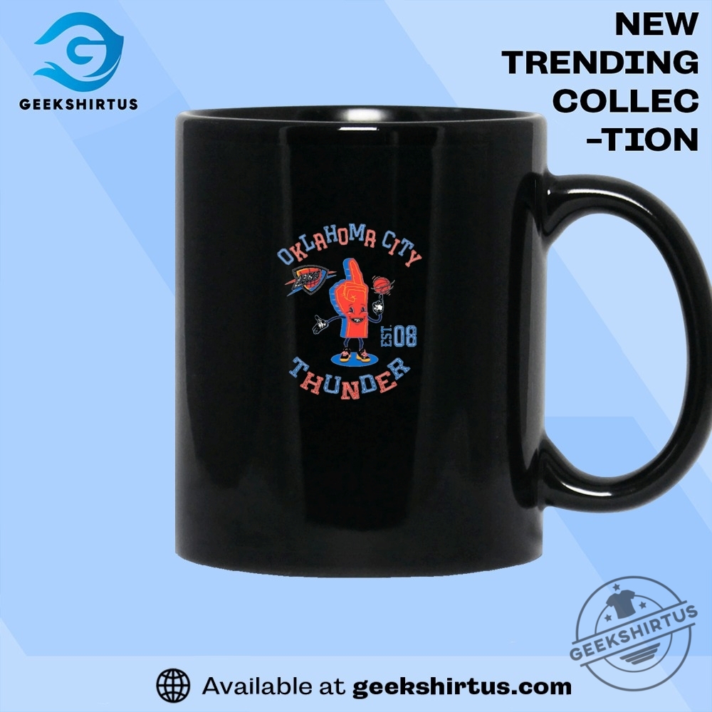 Oklahoma City Thunder Stadium Essentials Number One T Shirt 8 Oklahoma City Thunder Stadium Essentials Number One T Shirt