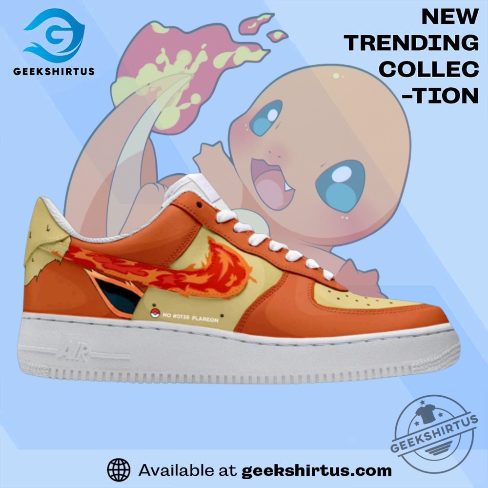 "Top Basketball & Music T-Shirts for Fans: Oklahoma & Denver Edition" 7 Flareon Pokemon Custom Af1 Shoes