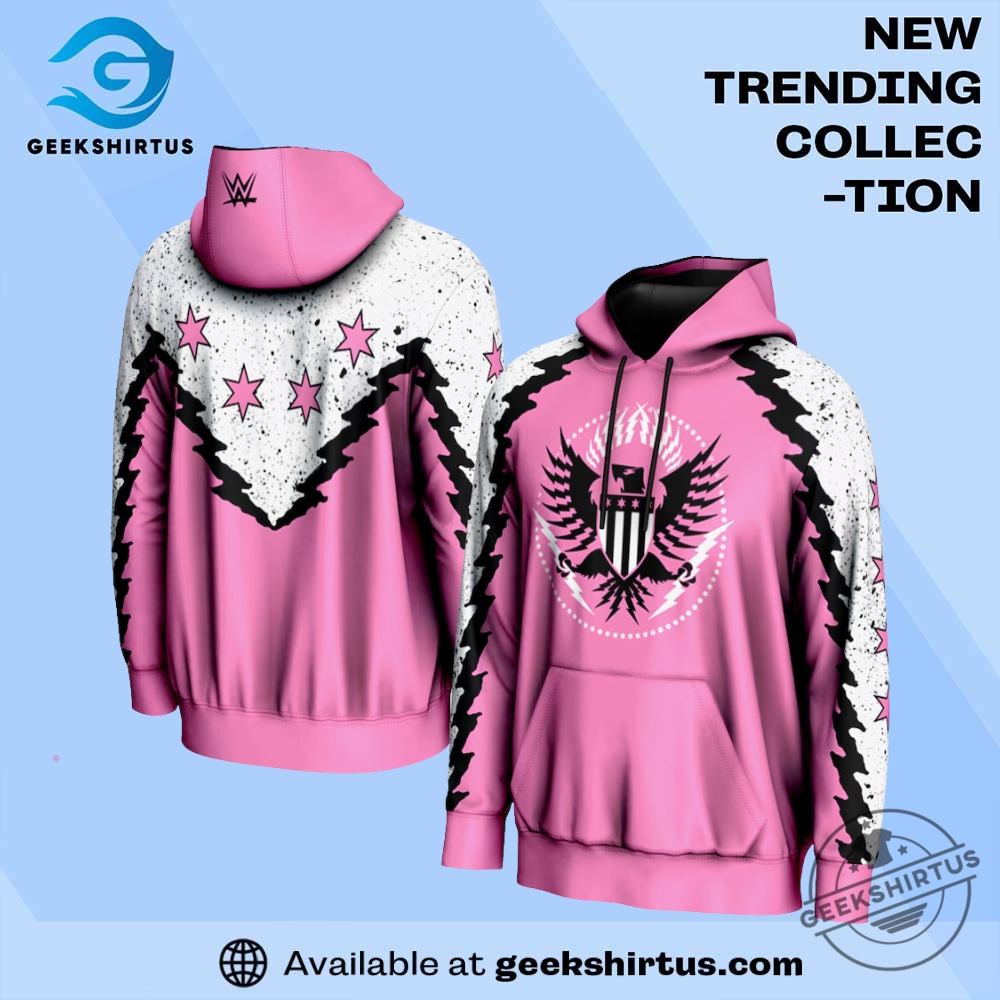 "Top Basketball & Music T-Shirts for Fans: Oklahoma & Denver Edition" 15 Prosphere Cm Punk Pink Lightning Hoodie
