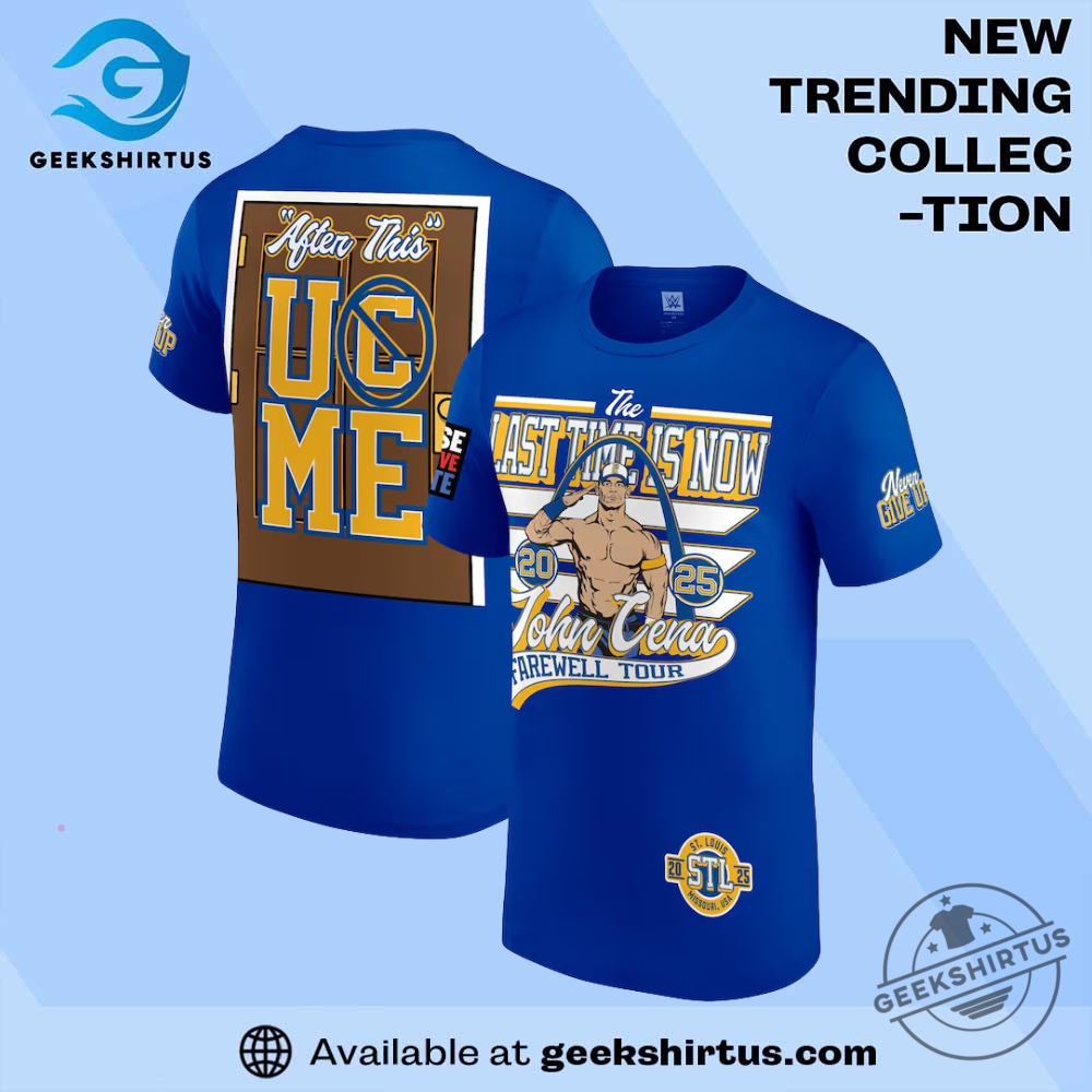 John Cena Farewell St Louis Blue T Shirt