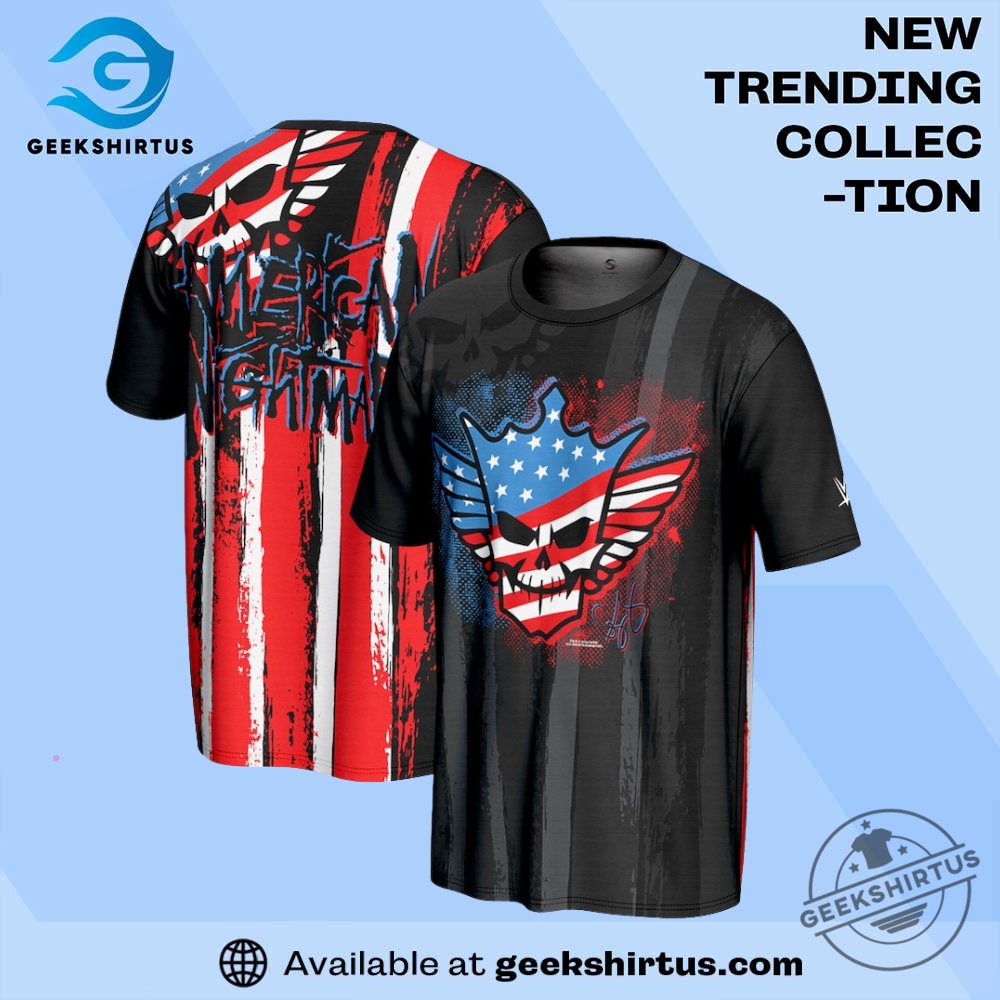 "Top 5 Must-Have Cody Rhodes T-Shirts for Wrestling Fans" 4 Prosphere Cody Rhodes American Nightmare Flag T Shirt