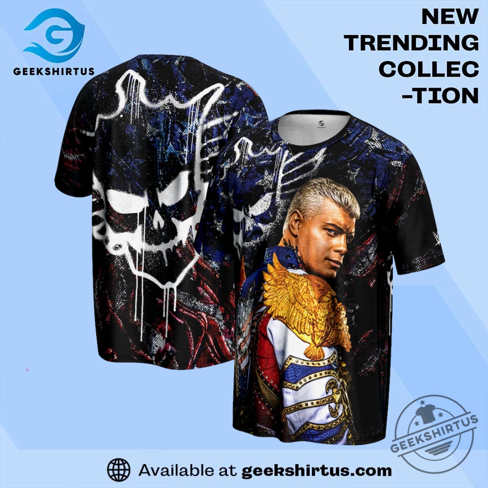 "Top 5 Must-Have Cody Rhodes T-Shirts for Wrestling Fans" 5 Prosphere Cody Rhodes Adrenaline T Shirt